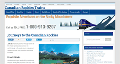 Desktop Screenshot of canadianrockiestrains.com